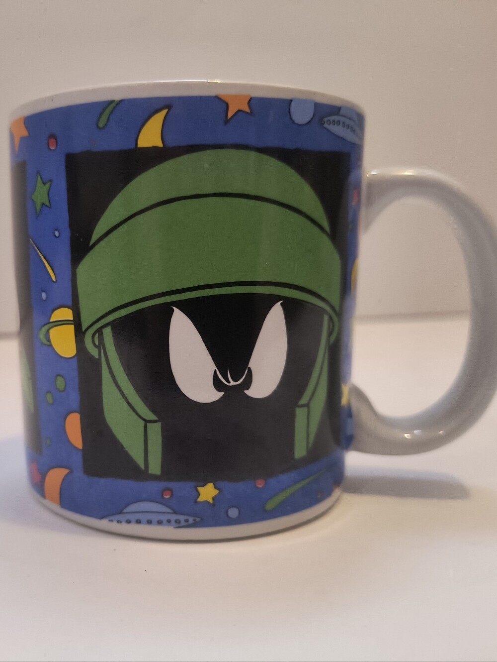 Vtg 1993 Marvin the Martian Coffee Cup Mug Looney Tunes Merrie Melodies Sakura